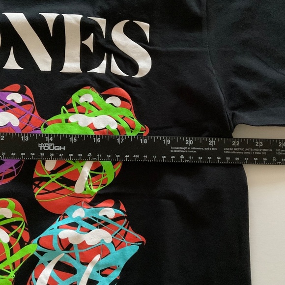 The Rolling Stones X Spotify Fans First T-Shirt XL Black Sixty 70s 80s Y2K - Picture 5 of 6